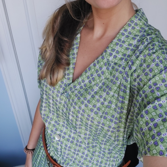 Vintage Carol Anderson Heart Floral Maxi Dress - Picture 1 of 15